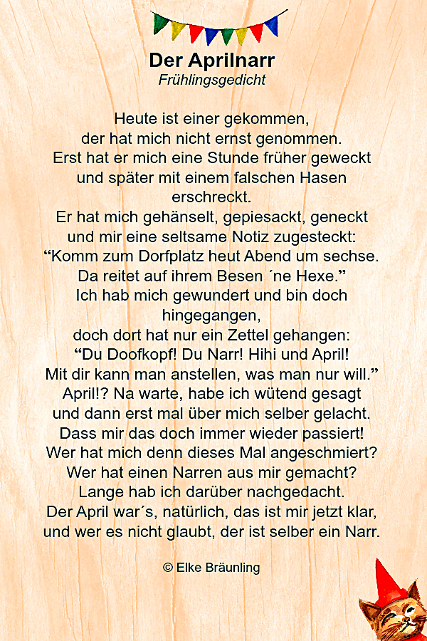 Der Aprilnarr Elkes Kindergeschichten