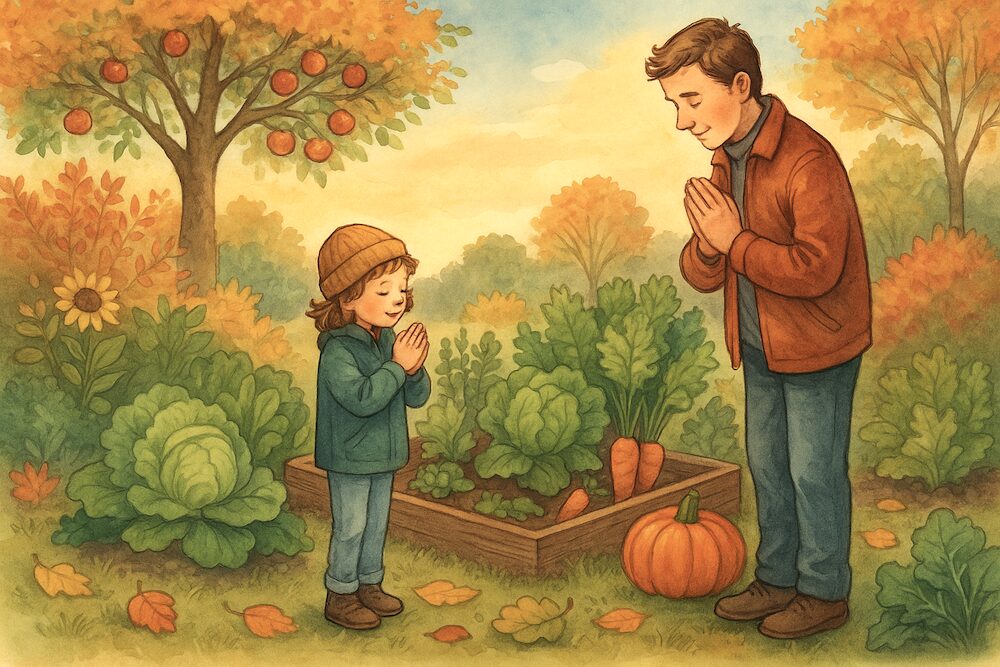 Das Dankefest zu Erntedank – Kindergeschichte zum Naturdank