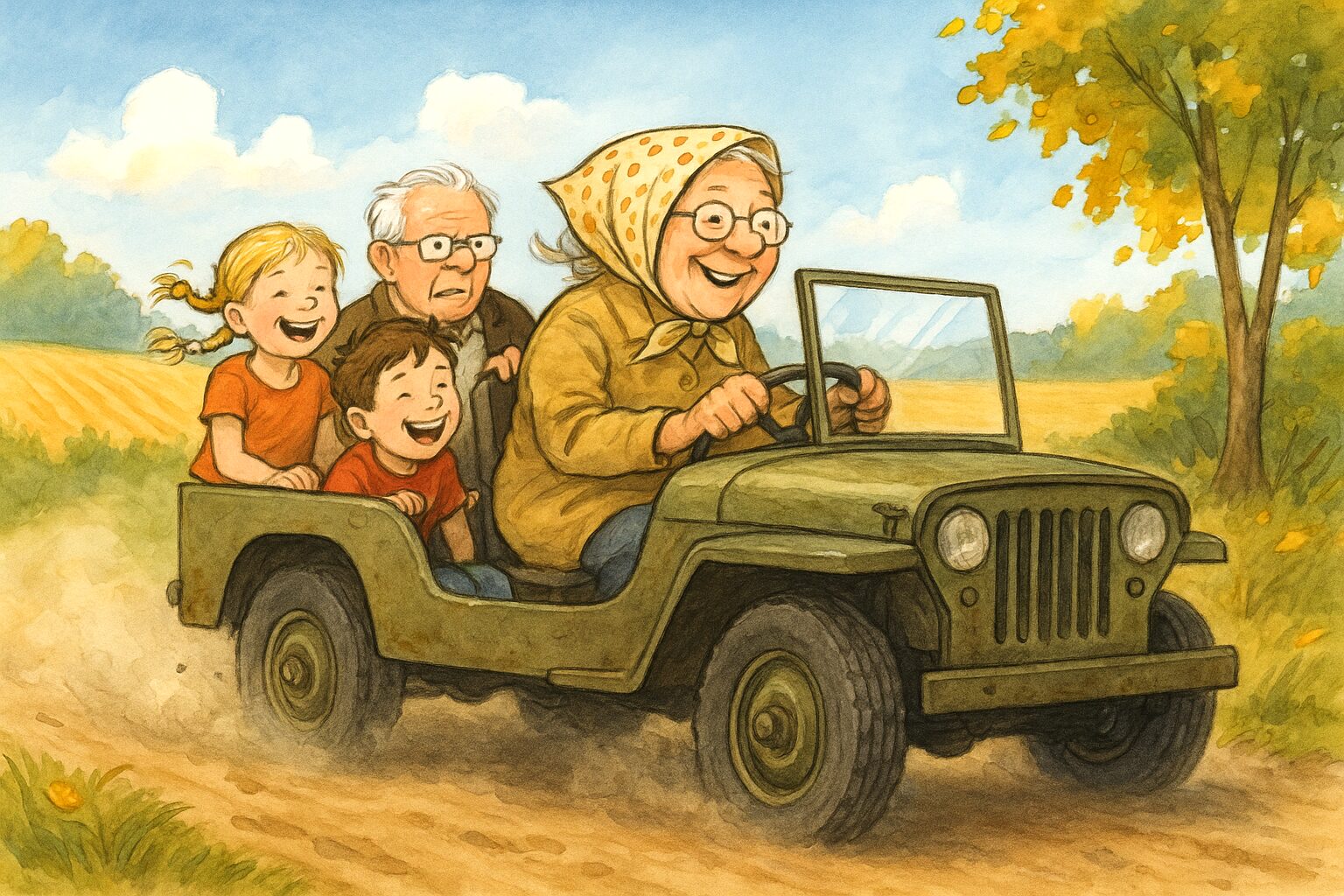 Wie in der guten alten Zeit – Kindergeschichte zur Kartoffelernte früher