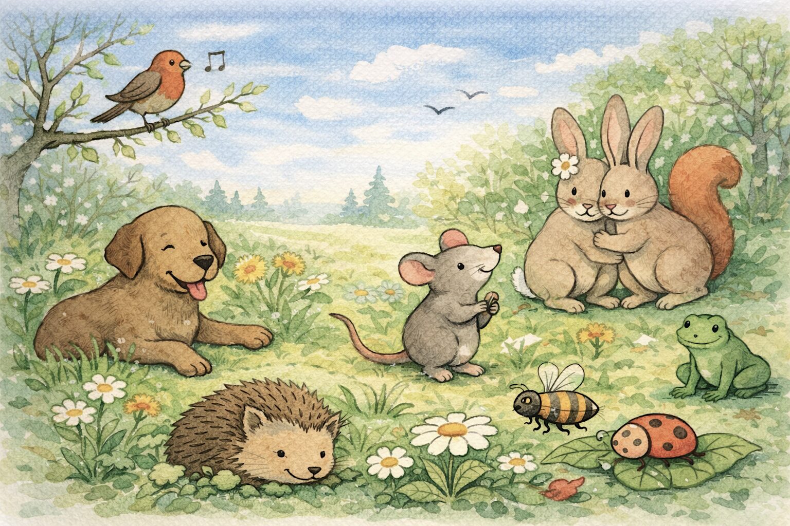 Tiere im Frühling - Viele kleine Tiergedichte für Kinder